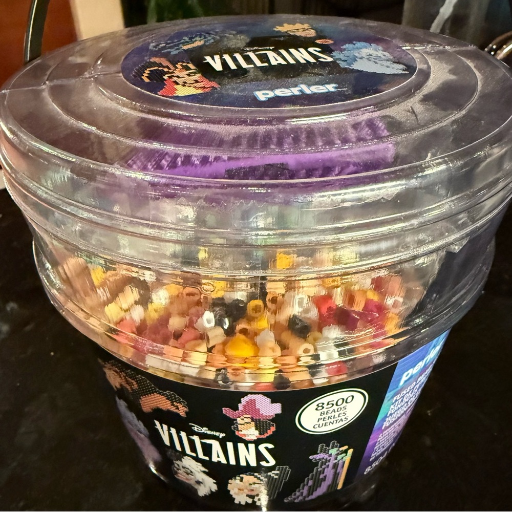 Perler Disney Villain Kid's Craft Bucket new never opened.